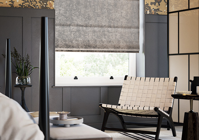 Anaconda, Metallic Brown - Twist&Fit Roman Blind - Image 5
